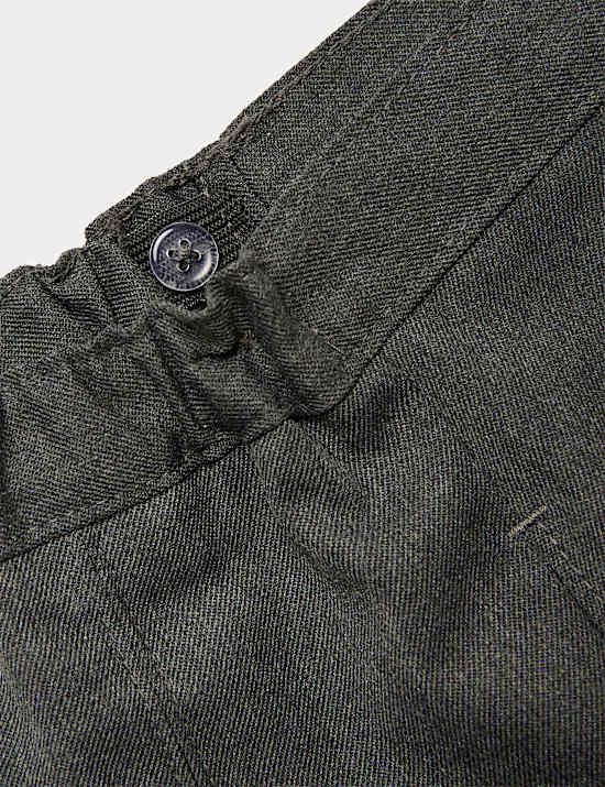 Girls' Slim Fit Permanent Pleats School Skirt (2-18 Yrs)