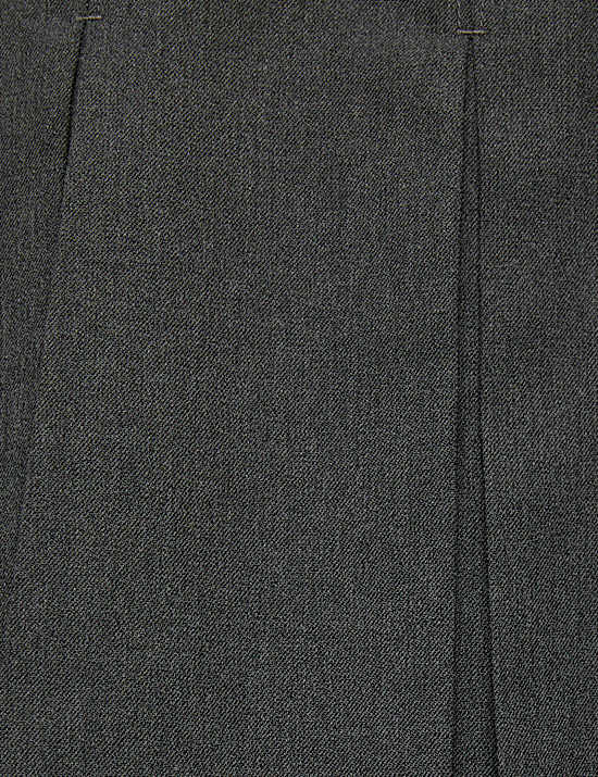 Girls' Plus Fit Permanent Pleats School Skirt (2-18 Yrs)