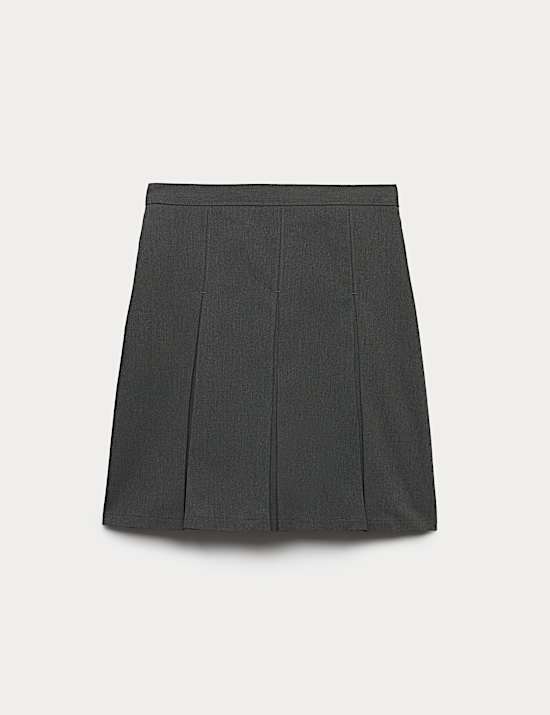 Girls' Plus Fit Permanent Pleats School Skirt (2-18 Yrs)
