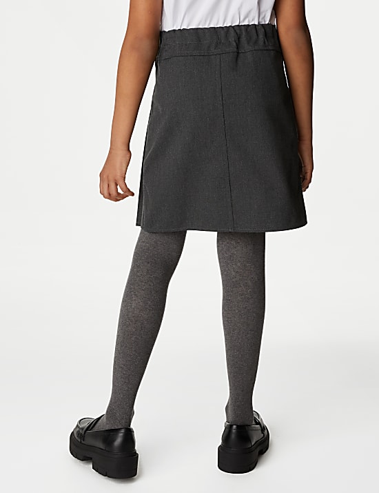 Girls' Permanent Pleats School Skirt (2-16 Yrs)