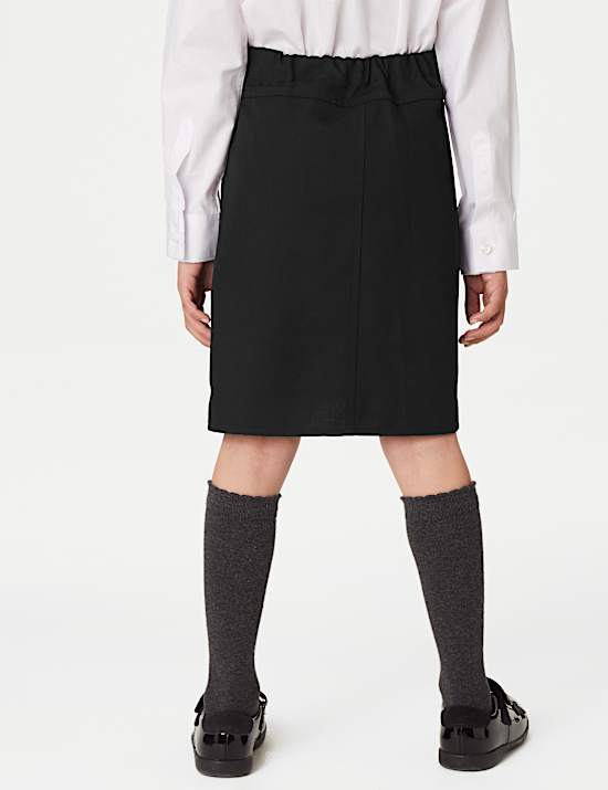 Girls' Permanent Pleats School Skirt (2-16 Yrs)