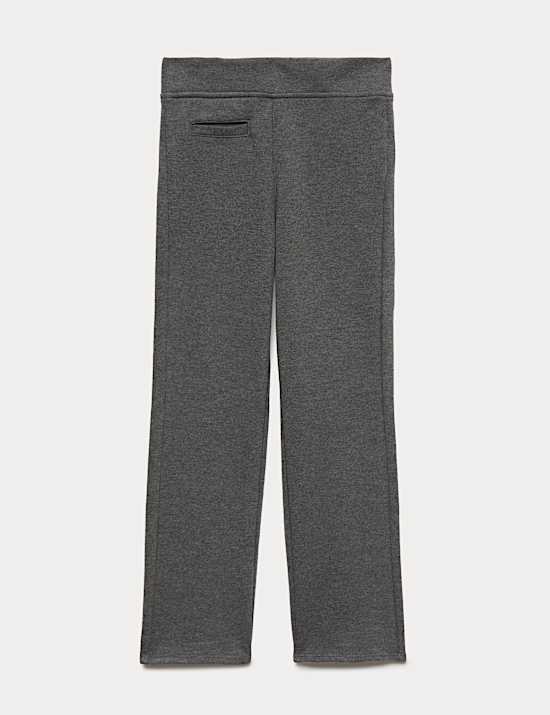 Pantal&oacute;n escolar regular de punto para chicas (2-16 a&ntilde;os)