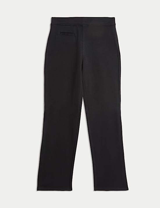 Girls' Regular Leg Jersey School Trousers (2-16 Yrs)
