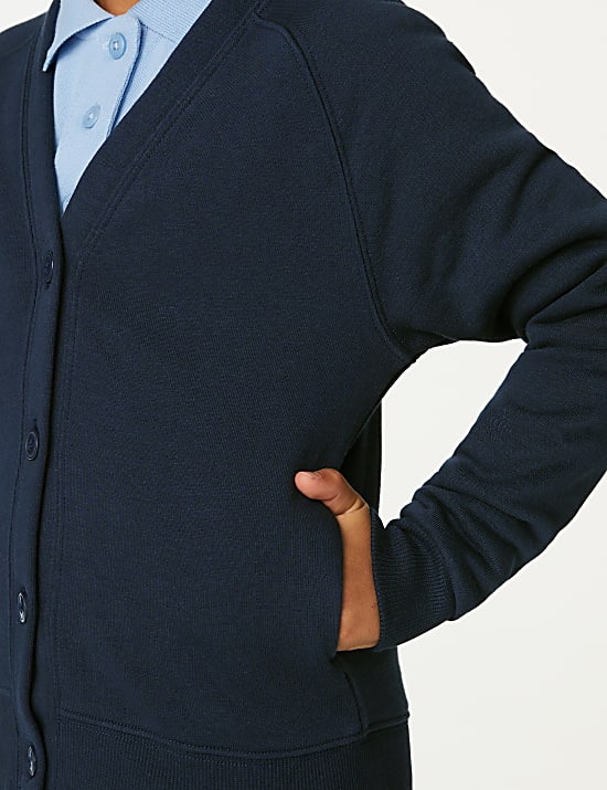 Gilet fille en jersey, idéale pour l’école (du 2 au 18 ans)