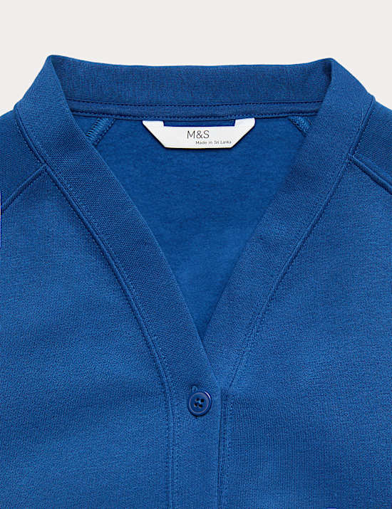 Strickjacke aus Jersey f&uuml;r die Schule f&uuml;r M&auml;dchen (2&ndash;18 J.)