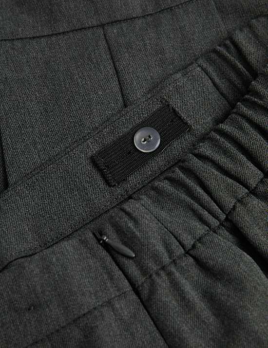 2 Pack Girls' Pleat Front Shorts (4-14 Yrs)