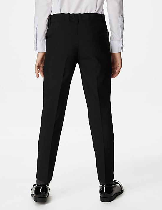 2pk Girls' Slim Leg School Trousers (2-18 Yrs)