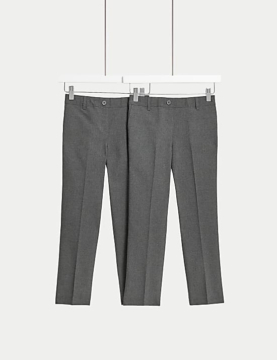 2pk Girls' Easy Dressing School Trousers (3-18 Yrs)