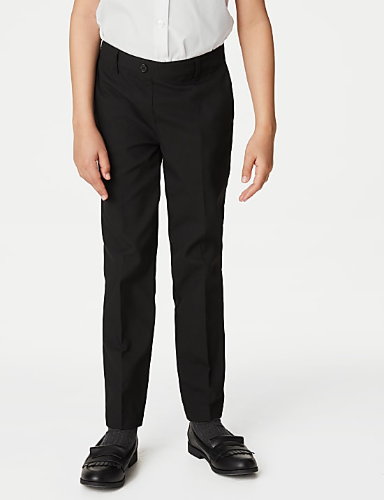 Einfaches Anziehen – 2er-Pack Schulhosen für Mädchen (3–18 J.)