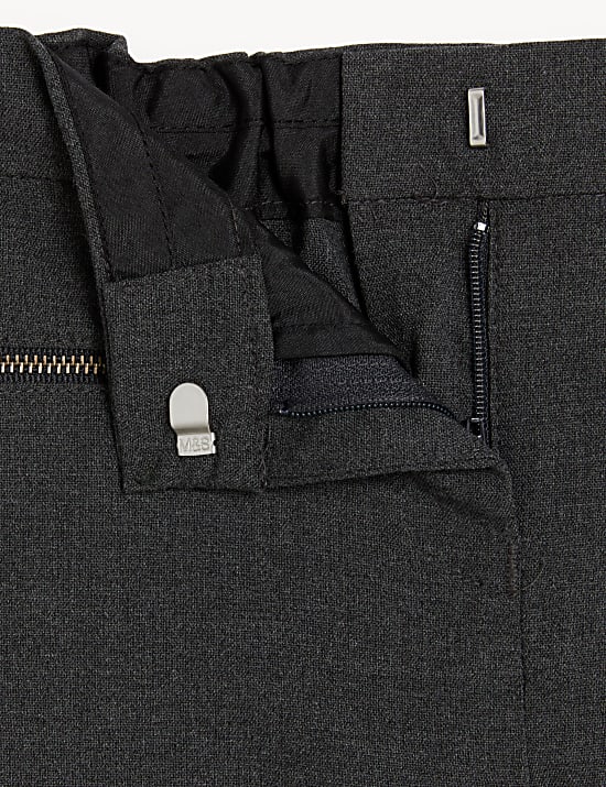 Pantalon fille coupe super skinny avec fermeture à glissière, idéal pour l’école (du 2 au 18 ans)