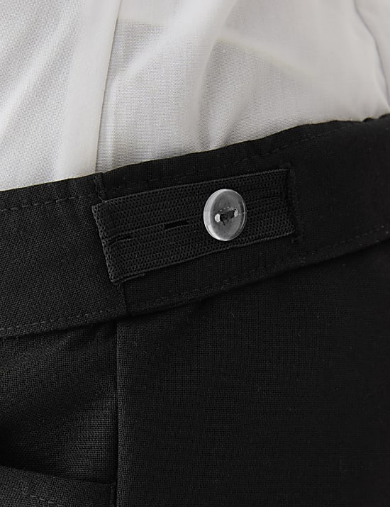 Girls' Turn Up School Shorts (2-16 Yrs)