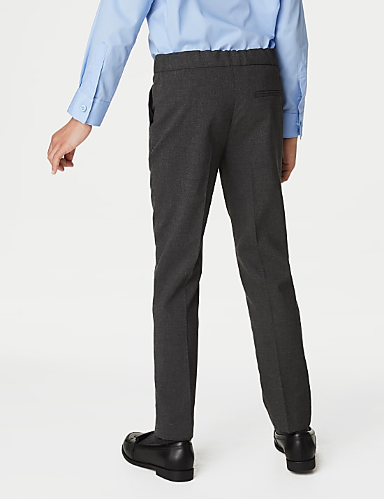Girls' Slim Leg School Trousers (2-18 Yrs)
