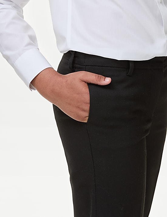 Girls' Regular Leg Stretch Trousers (2-18 Yrs)