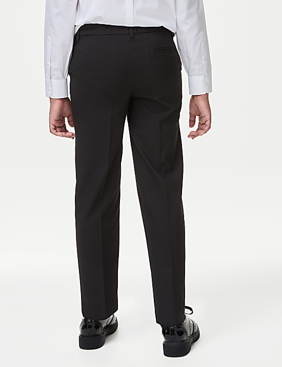 Girls' Regular Leg Stretch Trousers (2-18 Yrs)