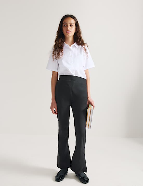 Senior Girls' Knitted Kickflare Trousers (9-18 Yrs)