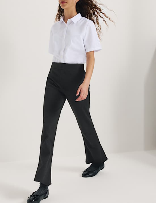 Senior Girls' Knitted Kickflare Trousers (9-18 Yrs)