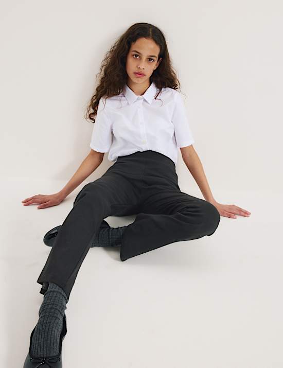Senior Girls' Knitted Kickflare Trousers (9-18 Yrs)