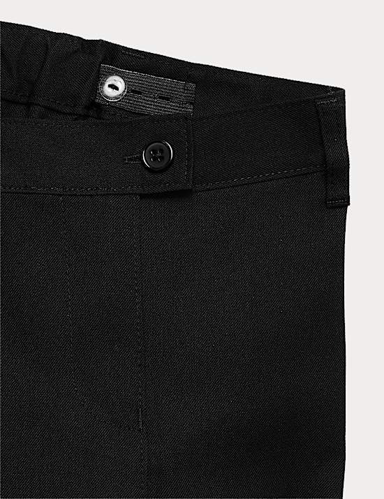 2 Pack Girls' Plus Fit Regular Leg Trousers (2-18 Yrs)