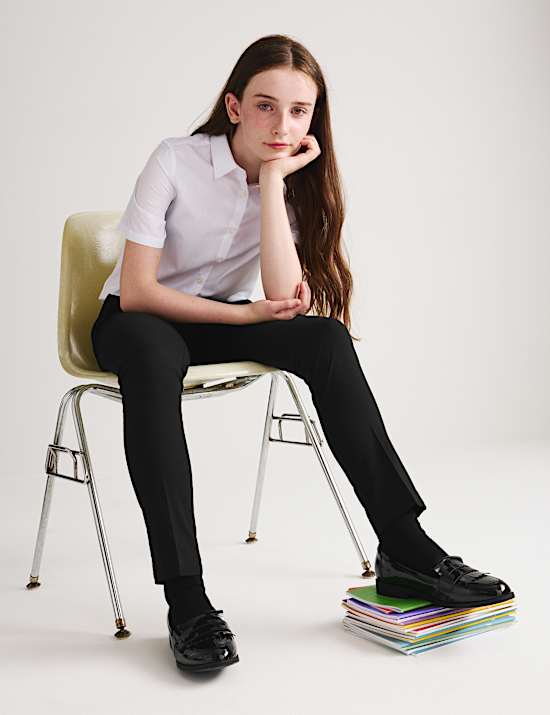 2 Pack Super Skinny Leg Stain & Weatherproof School Trousers