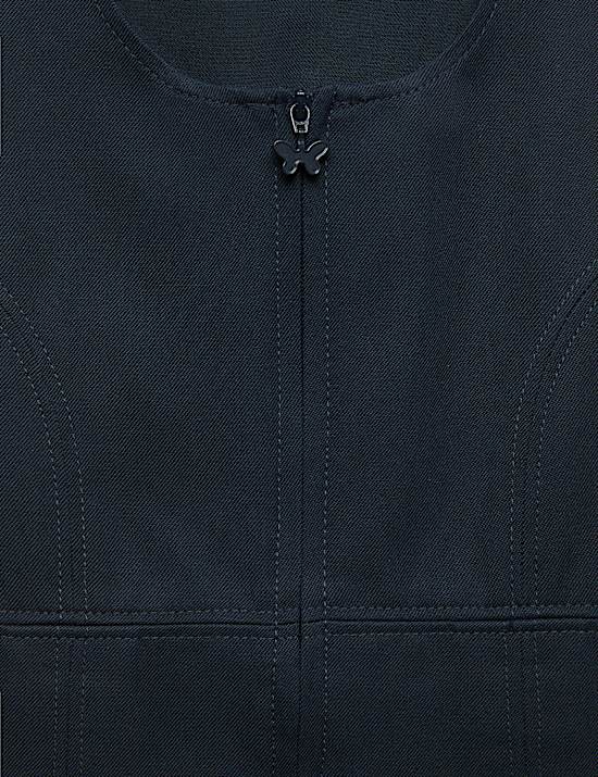 Girls' Pleated School Pinafore  (2-12 Yrs)