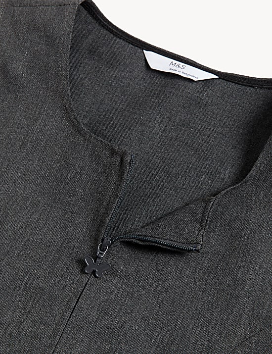 Pichi escolar plisado de largo adicional para chicas (2-12 años)