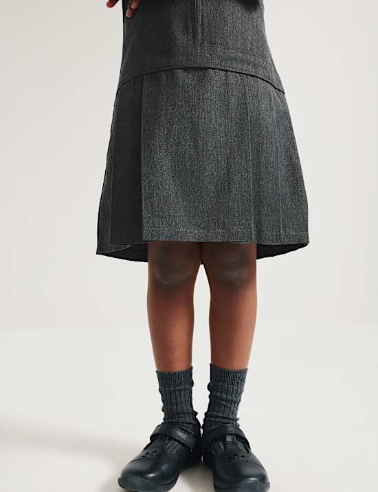 2 Pack Pleated Pinafore School Dresses (2-12 Yrs)