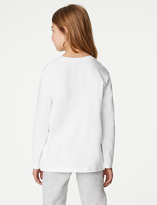 2Pk Unisex Pure Cotton School T-Shirts (2-16 Yrs)