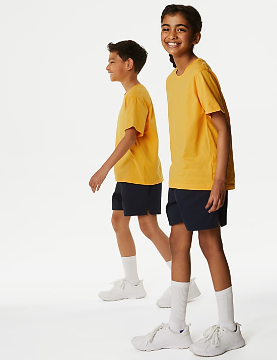 T-shirt unisexe 100 % coton, id&eacute;al pour l&rsquo;&eacute;cole (du 2 au 16 ans)