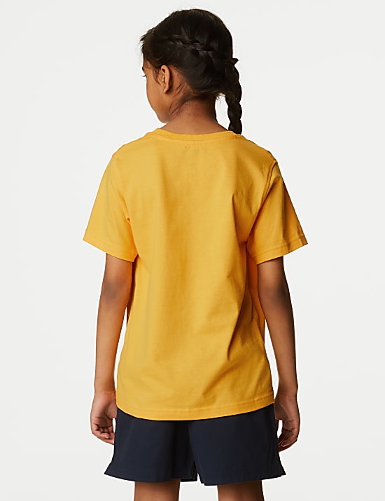 T-shirt unisexe 100 % coton, id&eacute;al pour l&rsquo;&eacute;cole (du 2 au 16 ans)