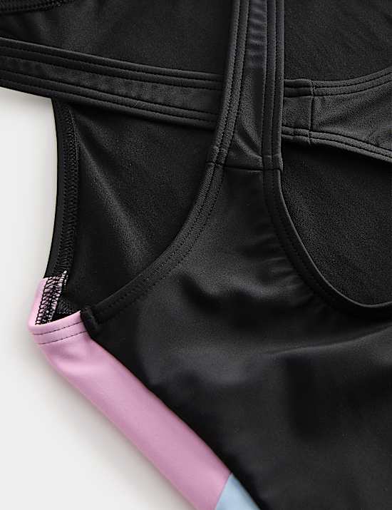 Colour Block Sports Period Swimsuit (8-16 Years)