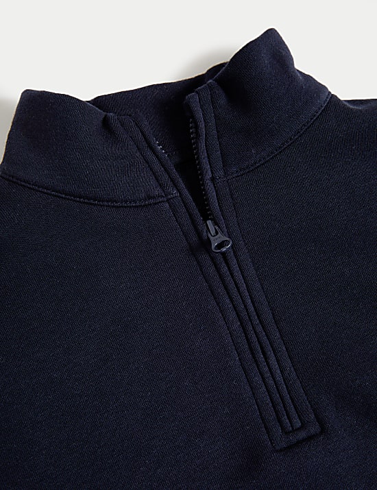 Senior Zip Neck Sweatshirt (10-16 Yrs)