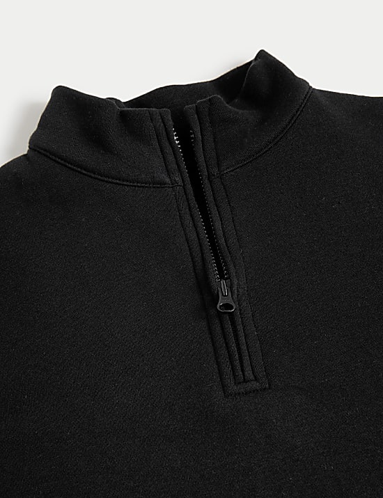 Senior Zip Neck Sweatshirt (10-16 Yrs)