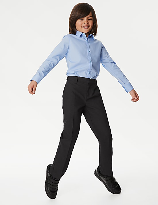 2pk Boys' Regular Leg School Trousers (2-18 Yrs)