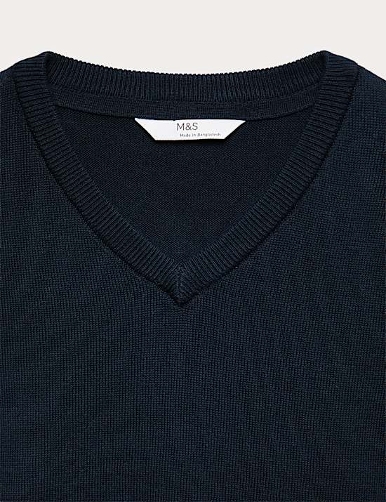 Lot de 2 pulls unisexes Slim Fit en coton, parfaits pour l&rsquo;&eacute;cole (du 3 au 18 ans)