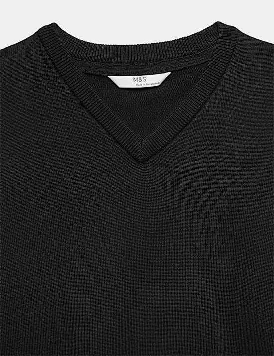 2 Pack Unisex Slim Fit Cotton School Jumpers (3-18 Yrs)