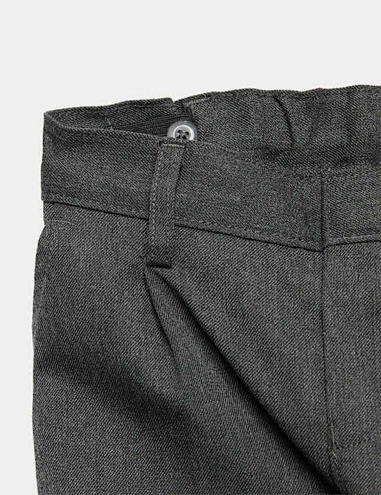 Boys' Regular Leg School Trousers (2-16 Yrs)