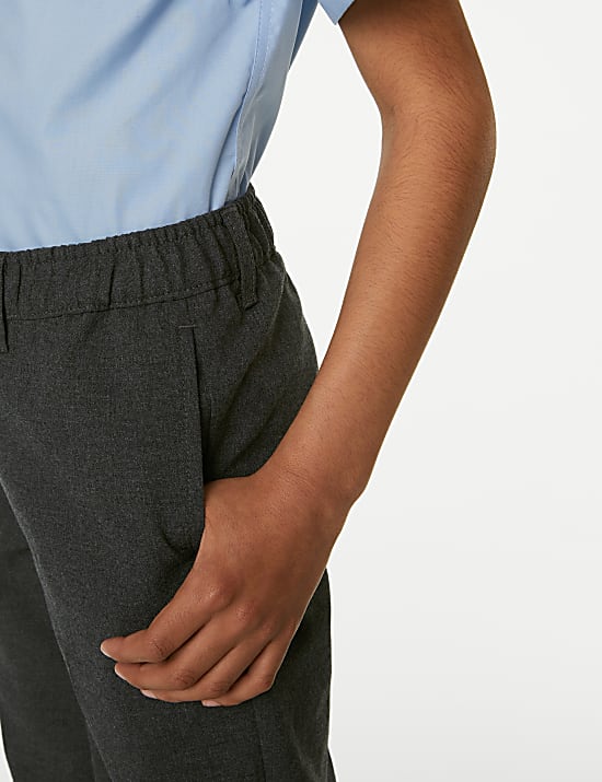 Boys' Relaxed Stretch School Trousers (2-18 Yrs)