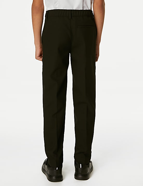 Boys' Relaxed Stretch School Trousers (2-18 Yrs)