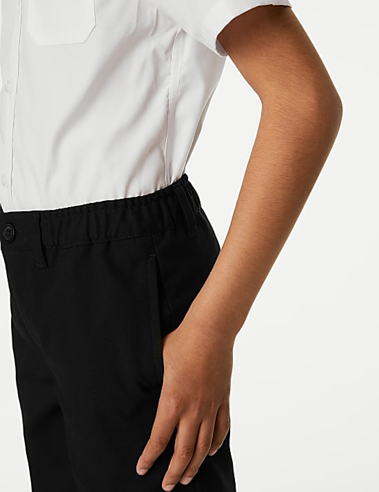 Boys' Relaxed Stretch School Trousers (2-18 Yrs)