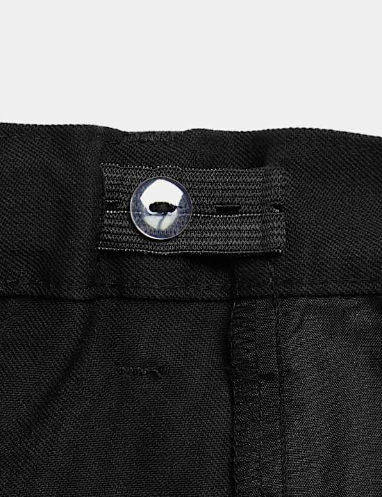 Lot de 2 pantalons garçons coupe standard, parfaits pour l’école (du 2 au 18 ans)