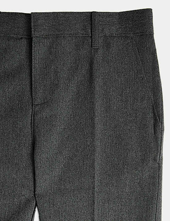 Set van 2 langer model schoolbroeken met smalle pijpen voor jongens (2-18 jaar)