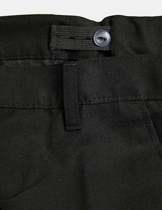 Pack de 2 pantalones escolares slim de largo adicional para chicos (2-18 años)