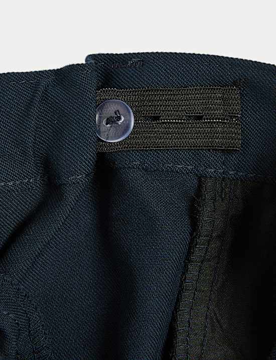 2pk Boys' Slim Leg School Trousers (2-18 Yrs)