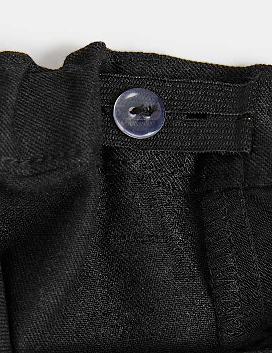 2pk Boys' Slim Leg School Trousers (2-18 Yrs)