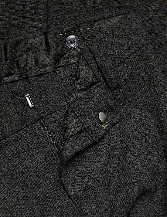 2 Pack Boys' Super Skinny Leg School Trousers (2-18 Yrs)