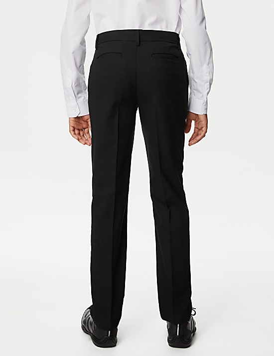 Pantalon garçon coupe slim à taille ajustée, idéal pour l’école (du 2 au 18 ans)
