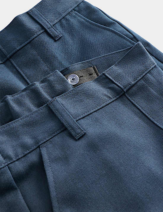 2 Pack Boys' Regular Leg School Shorts (2-15 Yrs)