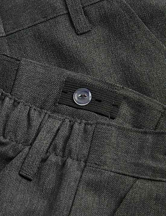 2 Pack Boys' Easy Dressing School Shorts (3-15 Yrs)