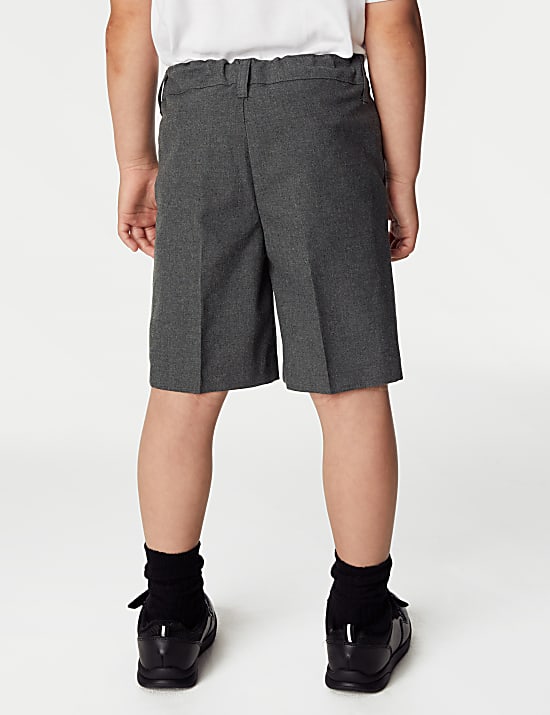 2pk Boys' Regular Leg Plus Waist School Shorts (4-14 Yrs)