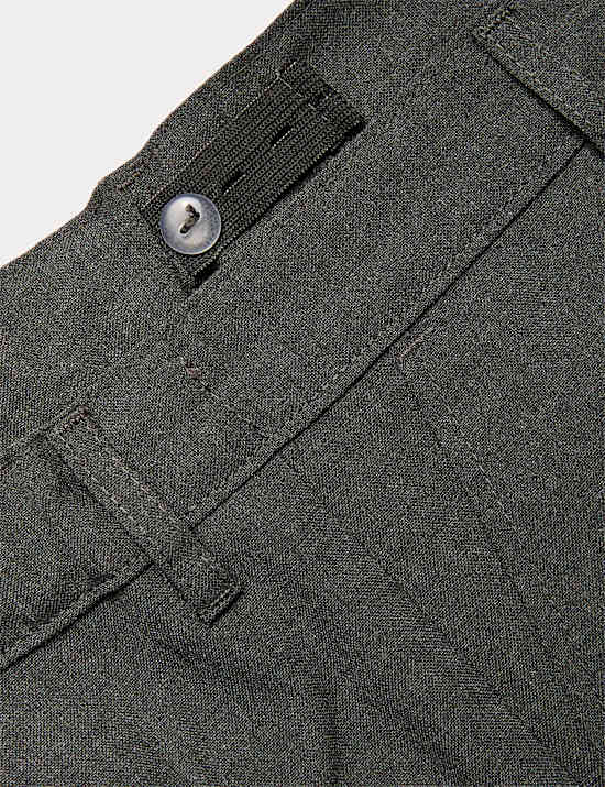 2 Pack Boys' Plus Fit Regular Leg Waist School Shorts (4-14 Yrs)